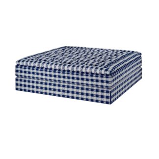 Hästens drēmər in Traditional Blue – iconische Hästens kleur met luxe Rafauli-stof bij OOST Slaapcomfort